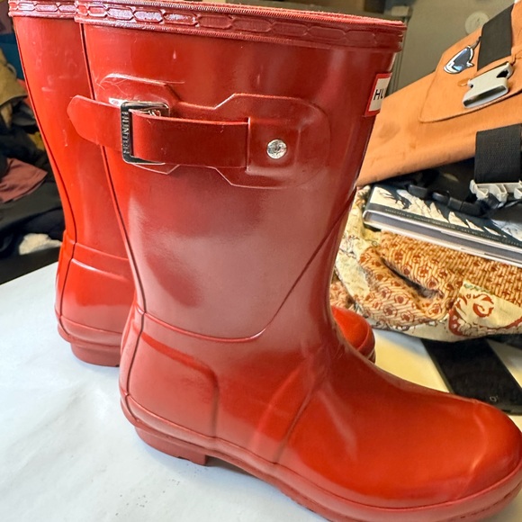 Hunter Shoes - Hunter boots original short glossy size 7